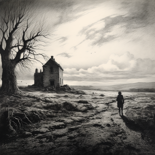 Scottish Man Walking in 1800