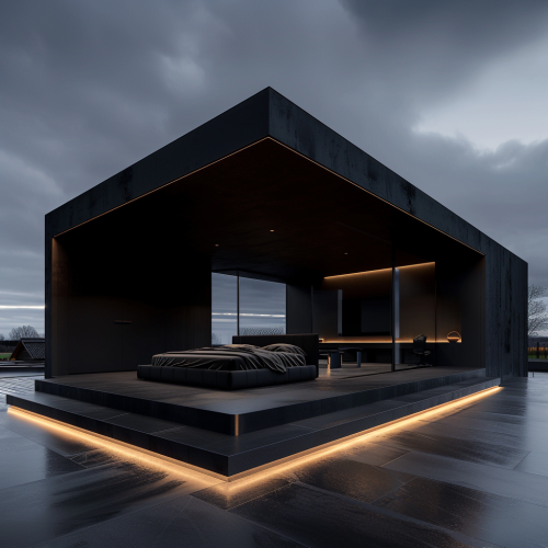 Virtual Reality Black Bedroom Virtual Reality Black Bedroom