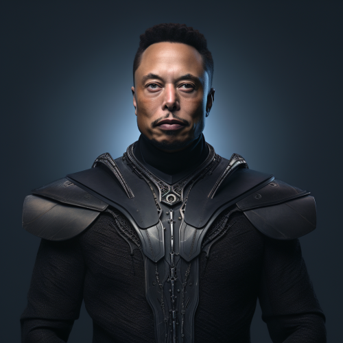 Black Elon Musk  headshot