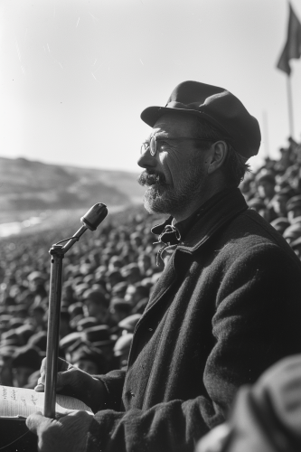Groucho Marx in powerful propaganda photo