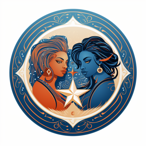 Black woman with Gemini zodiac tattoo