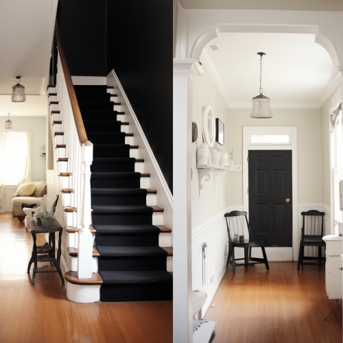 Enhanced black and white raw style image