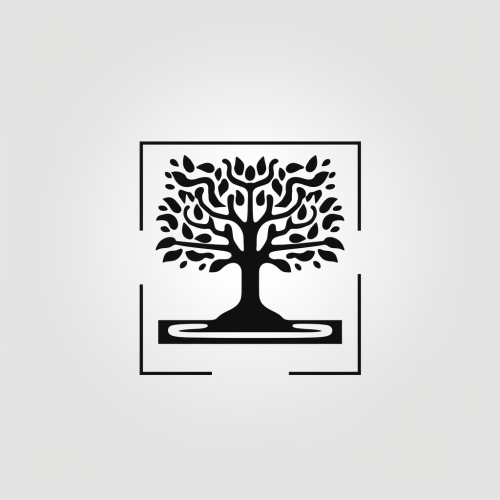 Logo blending tree and brain