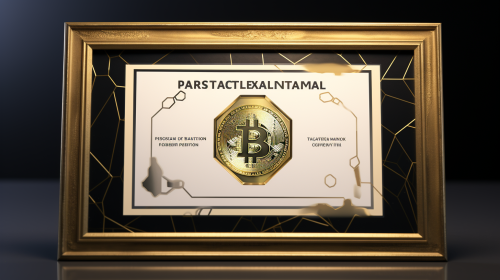 Blockchain certificate with real asset values