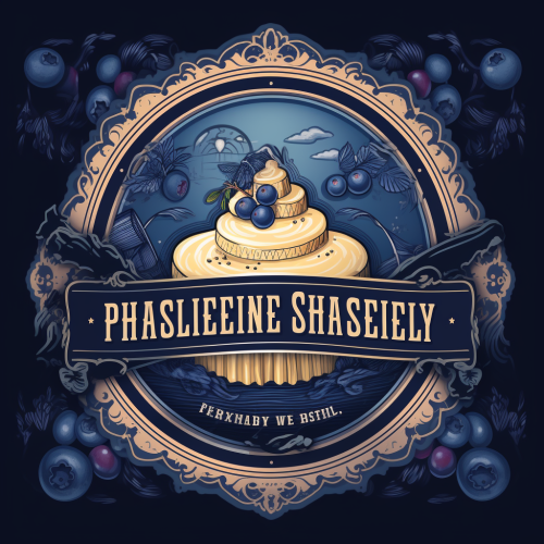 Blueberry Cheesecake Label