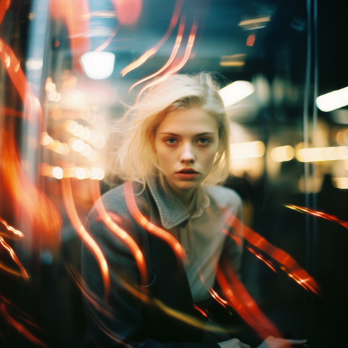 Blurry photo captured by disposable camera