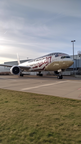 Boeing 777X American Eagle Paint Job