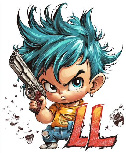 Baby Cartoon T-Shirt Design