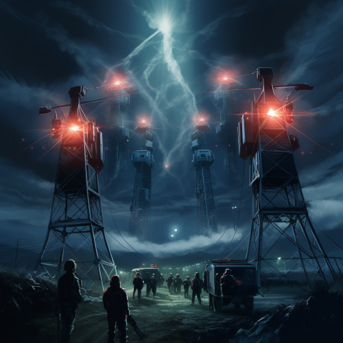 Border Defense with Tesla Coils and Machine Guns