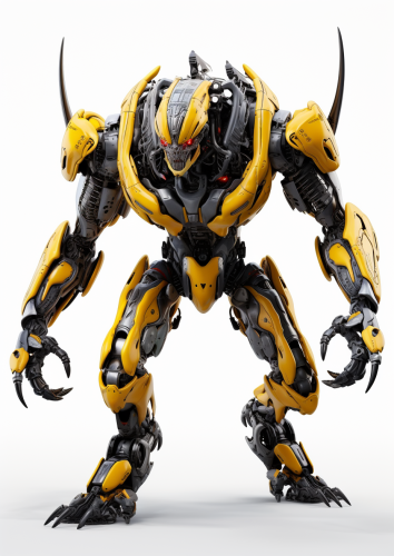 Scary and Powerful Robot in Boston Dynamics Style