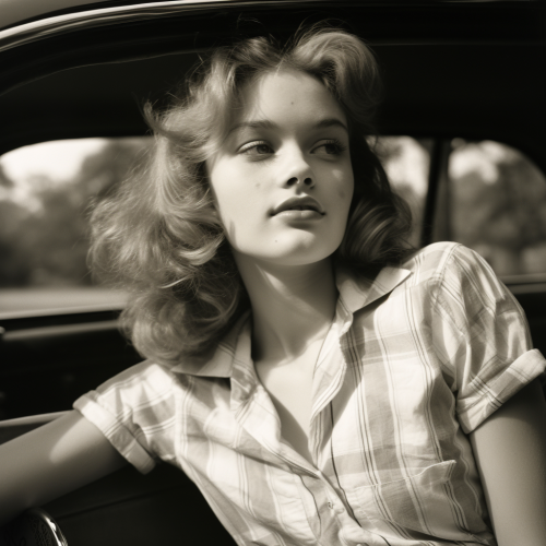 Candid photo of Brandi, a teen girl from the 20th century