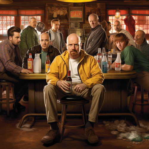 Walter White and HIMYM main characters