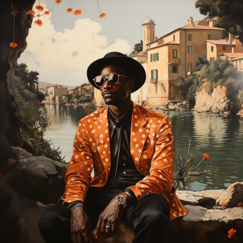 Brown Fisherman with Suffering Face