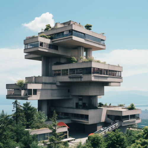 Brutalism Eclecticism Design Concept