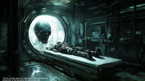Dead crew member in infirmary Dead crew member in infirmary