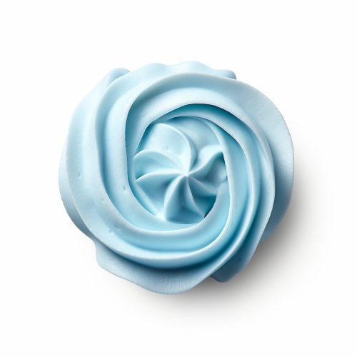 Mouthwatering Buttercream Frosted Cookie with Blue Icing