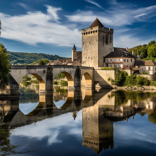 Cahors Bridge - Iconic Historic Landmark Cahors Bridge - Iconic Historic Landmark