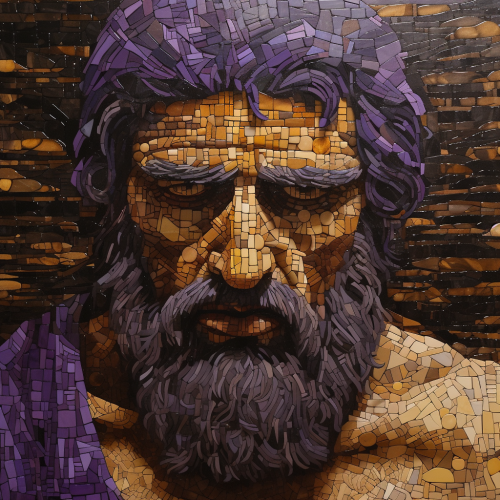 Cain with shadows over his eyes