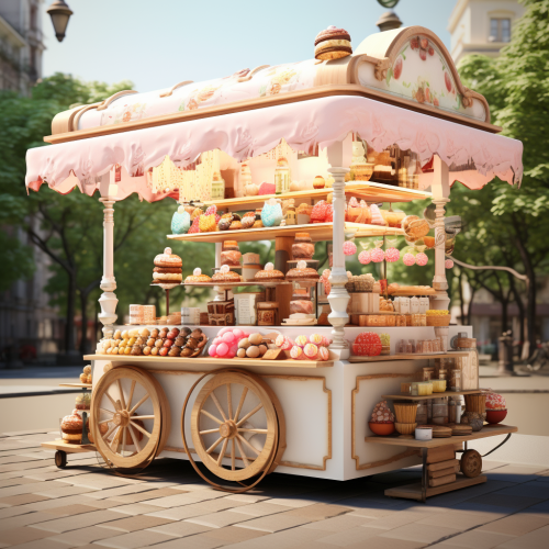 Scrumptious cakes and pastries for sale