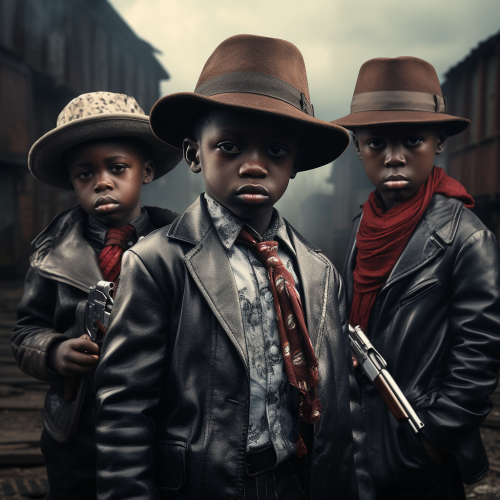 Realistic Cameroonian Mafiosos Imagery