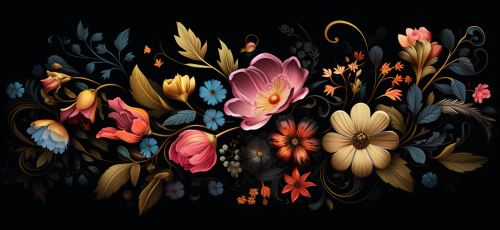 Captivating floral pattern design