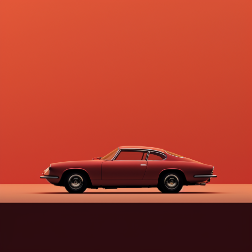 Sleek car sales presentation slide