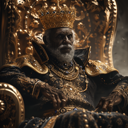 Caramel Tone King on Throne