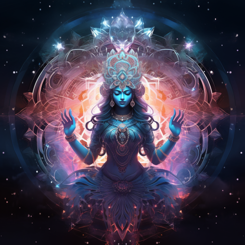 Luminous celestial Hindu gods in glassy bodies Luminous celestial Hindu gods in glassy bodies
