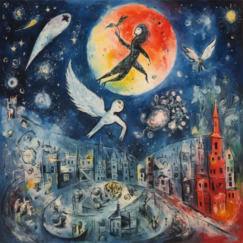 Magnificent Marc Chagall Space Artwork Magnificent Marc Chagall Space Artwork