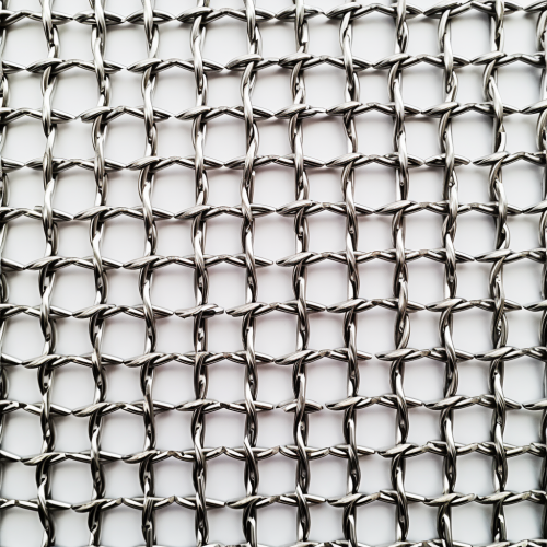 Wind Blowing Chainmail Cloth on White Background