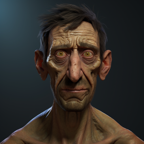 Character face and neck game