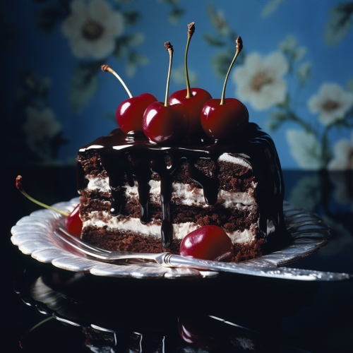 Cherry on a Chocolate Cake