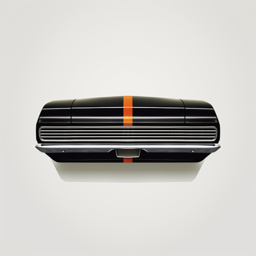 Front view of Chevrolet Nova vehicle headlights