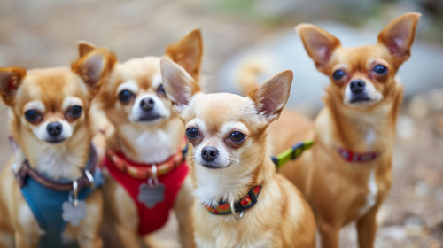 Chihuahua dog street gang