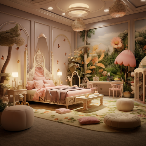 Stunning luxury children's room decor