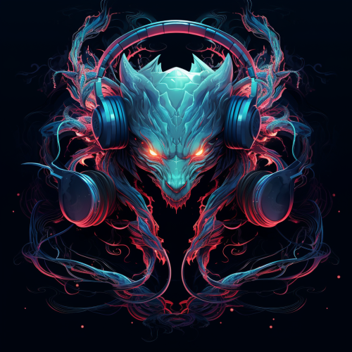 Chinese Dragon Gaming Minimalist Fantasy