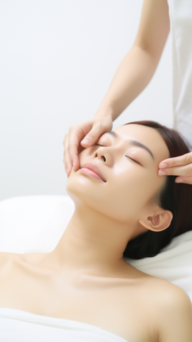 Traditional Chinese massage therapy relaxation