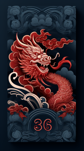 Chinese New Year Envelope Dragon Supercar