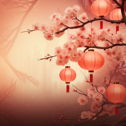 Chinese New Year postcard design