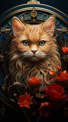 Chinese Zodiac Cat and Rabbit