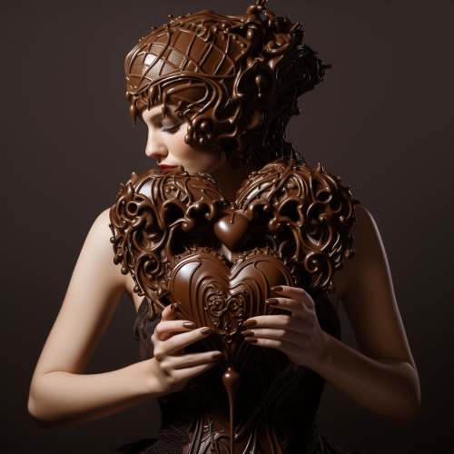 A person passionately enjoys chocolate A person passionately enjoys chocolate