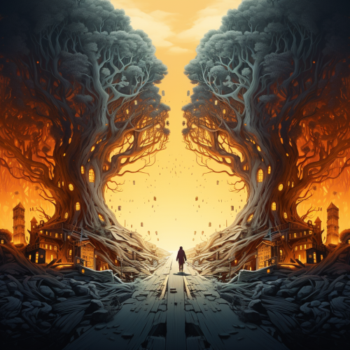 Options to choose between in image