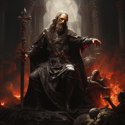 Jesus on the Cross in Pain