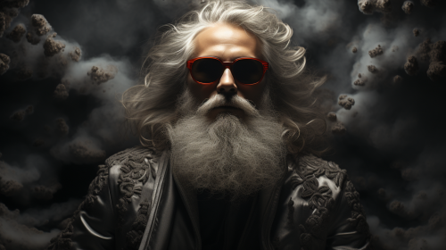 Santa Claus on Christmas Eve