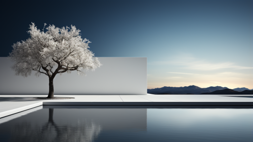 Minimalist Christmas Tree Decoration