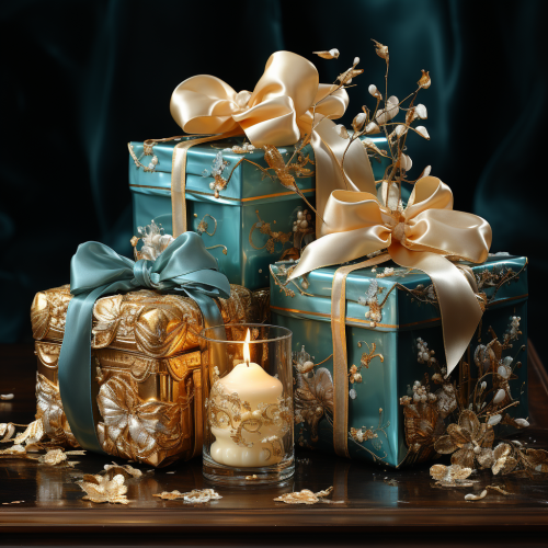 Turquoise and Brown Traditional Christmas Gifts Turquoise and Brown Traditional Christmas Gifts