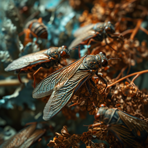 Cicadas devouring medieval crops Cicadas devouring medieval crops