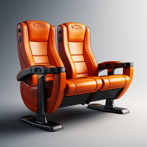 Realistic cinema seating image