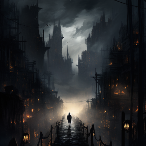 Captivating night view of the city