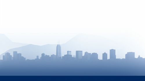 City skyline with negative space above City skyline with negative space above
